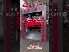 Wanshida Gantry Shear Cutting Scrap Metal