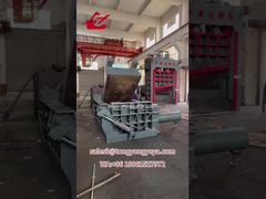 Metal baler operation