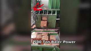 500ton metal baler