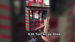 High-Power New Hydraulic Gantry Shear 630ton Cutting Force for Large-scale Steel Scrap Recycling