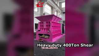 Customized 400-Ton Container Scrap Shear for a Swiss Recycling Yard