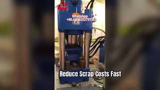 Y83-2500 Hydraulic Metal Chip Briquetting Press for Cast Iron Sawdust Recycling