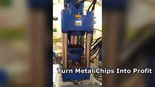 Y83-2500 2500kN Hydraulic Scrap Briquetting Press for Cast Iron Chips and Metal Sawdust Recycling
