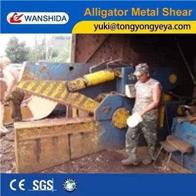 3150kN Alligator Metal Shear With 1200mm Blade Length For Scrap Metal Recycling And Short Scrap Cutting