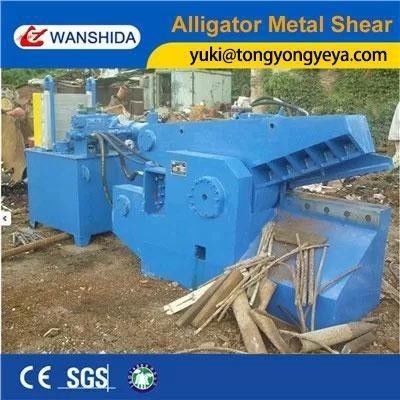 Length 800mm Hydraulic Alligator Shear 100Kn Scrap Shearing Machine