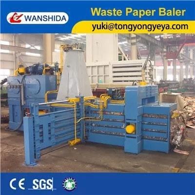 50T Horizontal Baler Machine Model Y82-50A Plastic Bottle Baling PLC System