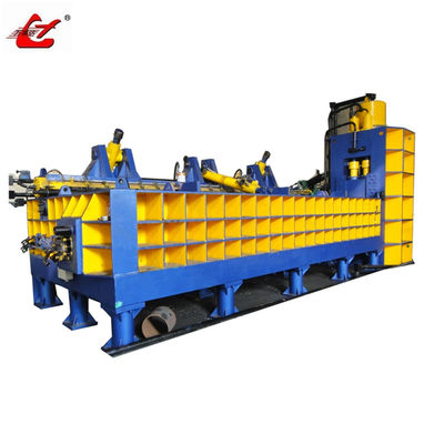 High Production Scrap Metal Press With PLC Control And Grab Feeding For Heavy Scrap Recycling