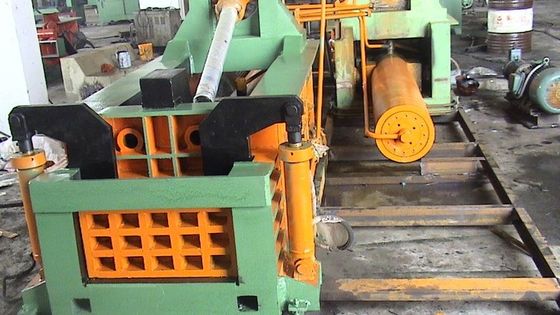 Low Noise Industrial 1350kN Manual Control Metal Baler With Smooth Operation for Small And Medium Scrap Recycling Plants