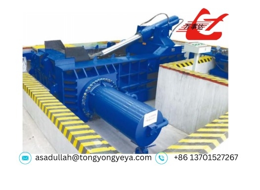 Automatic Baling for All Types of Scrap Metal Baler with the Y83/F Industrial Baler Machine