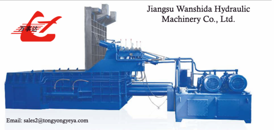 135 Ton Hydraulic Metal Baler Machine Y83/F-135 for Scrap Recycling
