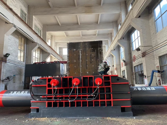 Heavy Duty Metal Baler Y83-4000 for Scrap Cars – 110kW Power, PLC Semi-Automatic Control