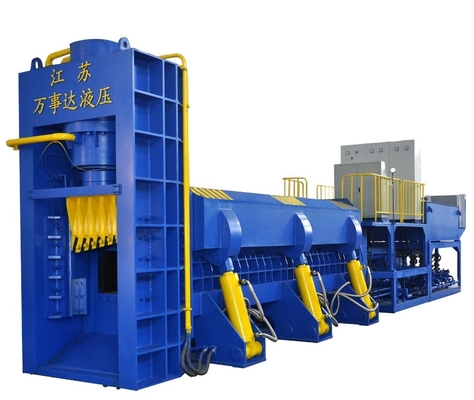 Flexible Power Source Wanshida Y83Q-12500 Shear Baler Available in Electric or Diesel Engine Configuration