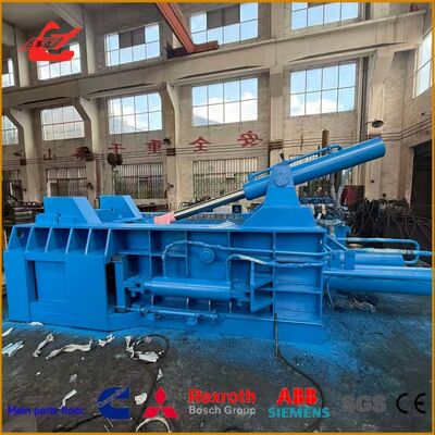 400 Ton Push-Out Metal Baler With 3000×2000×1200mm Chamber For Scrap Steel Compaction