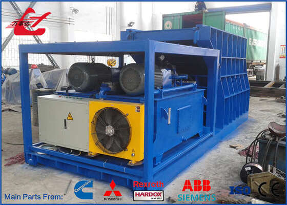 3Times/Min Horizontal Container Scrap Shear 4000kN Cutting Force with 1400mm Blade for Heavy Scrap Recycling Solution
