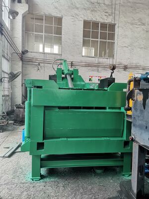 Y83Q-135 Front Out Type Hydraulic Metal Baler For Export Packing And Furnace Feeding Preparation With Hand Valve Control