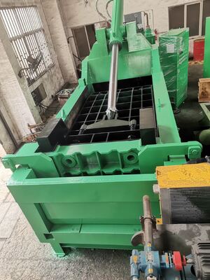 Y83Q-135 Front Out Type Hydraulic Metal Baler For Export Packing And Furnace Feeding Preparation With Hand Valve Control