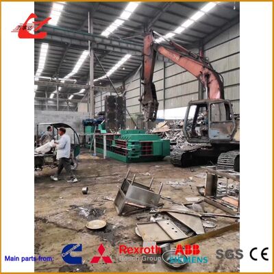 1350kN Forward-Out Metal Baler Y83Q-135 For Scrap Metal Recycling And Compact Bale Production