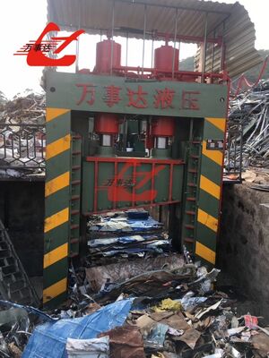 Heavy Duty Automatic Scrap Metal Gantry Shear With Servo Motor And Remote Control In Industrial