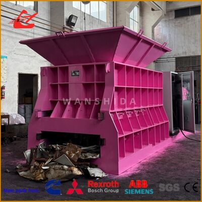 Heavy Duty Box-Type Scrap Shear For Flexible Scrap Yard Layouts With PLC Control