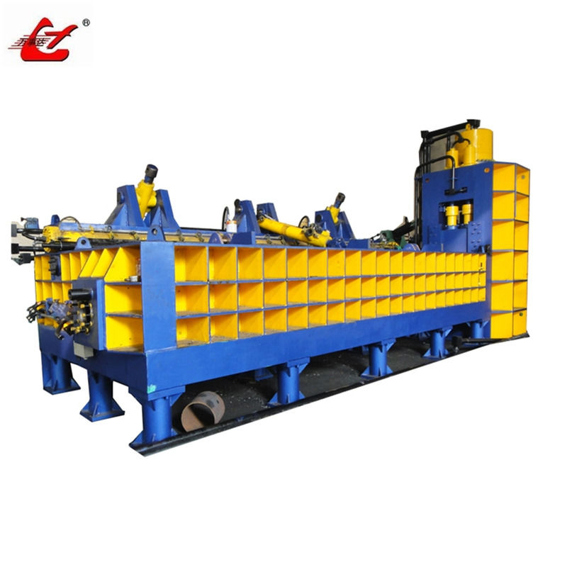 High Production Scrap Metal Press With PLC Control And Grab Feeding For Heavy Scrap Recycling