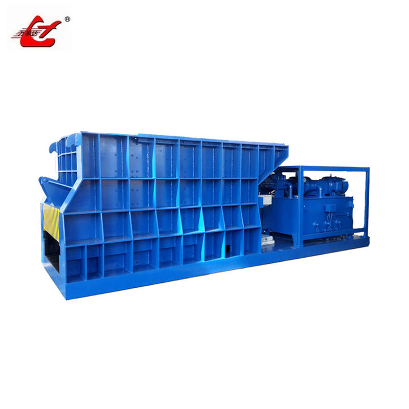 High Strength Alloy Steel Blade Shear Baler 83kW Diesel Engine Mitsubishi Or Siemens PLC