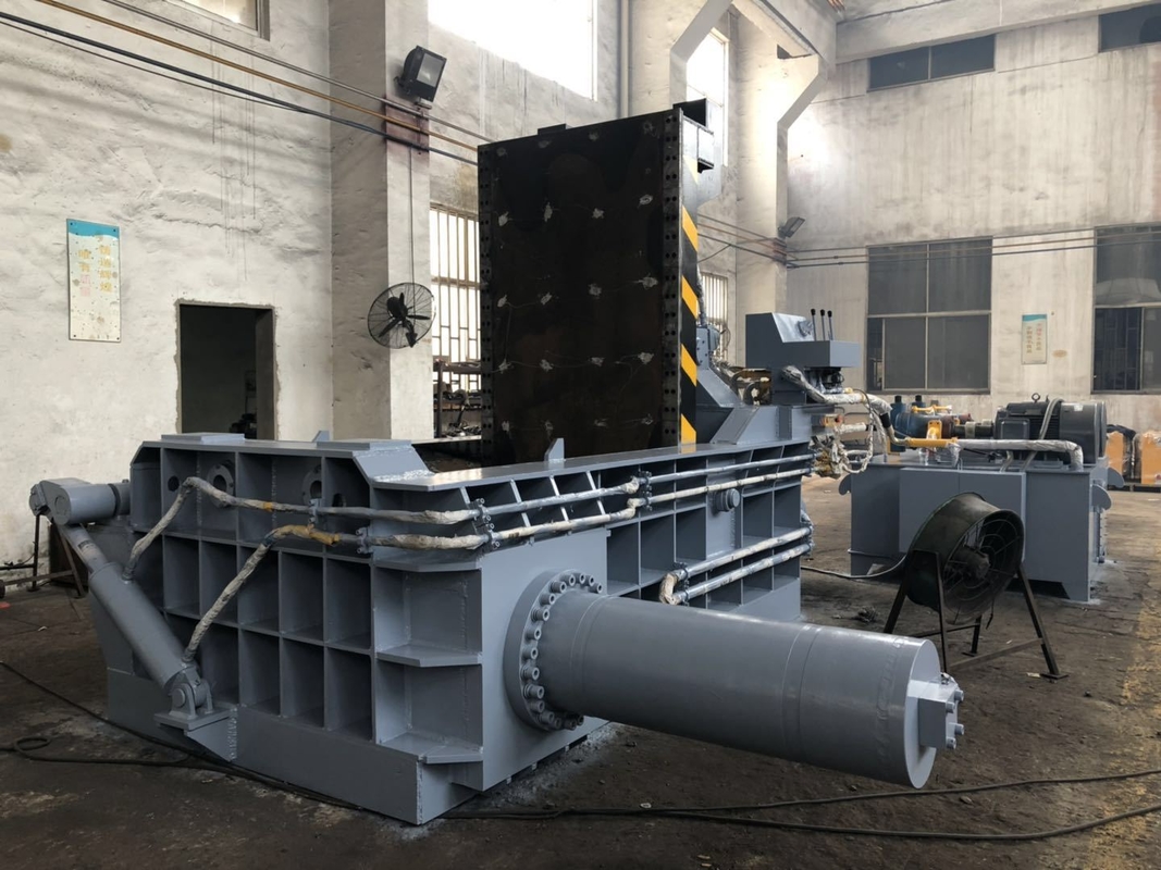 Scrap Recycling Made Easy Hydraulic Metal Baler Machine Bale Weight 500-800kg