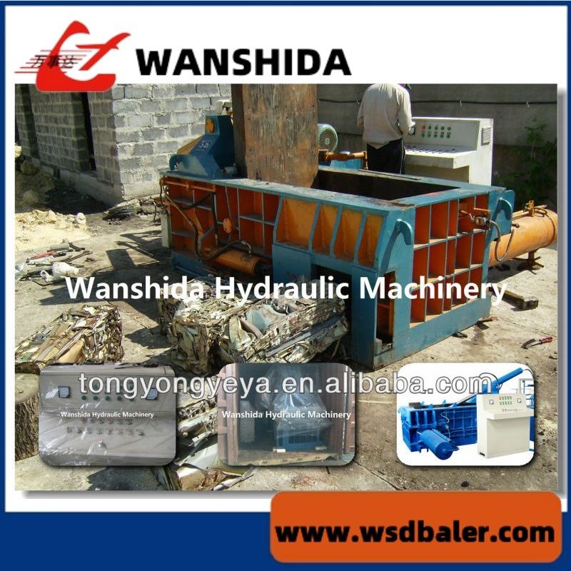 Y83/T-125 Hydraulic Metal Baler With 125 Ton Force, 1200×700×600mm Chamber & Push-Out Discharge