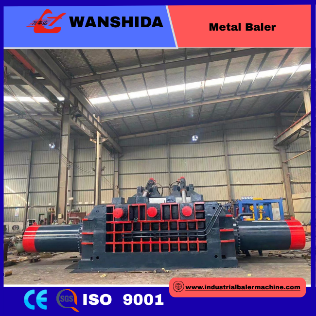 1000-Ton Fully Automatic Hydraulic Metal Baler for Steel, Aluminum, and Copper Scrap Recycling