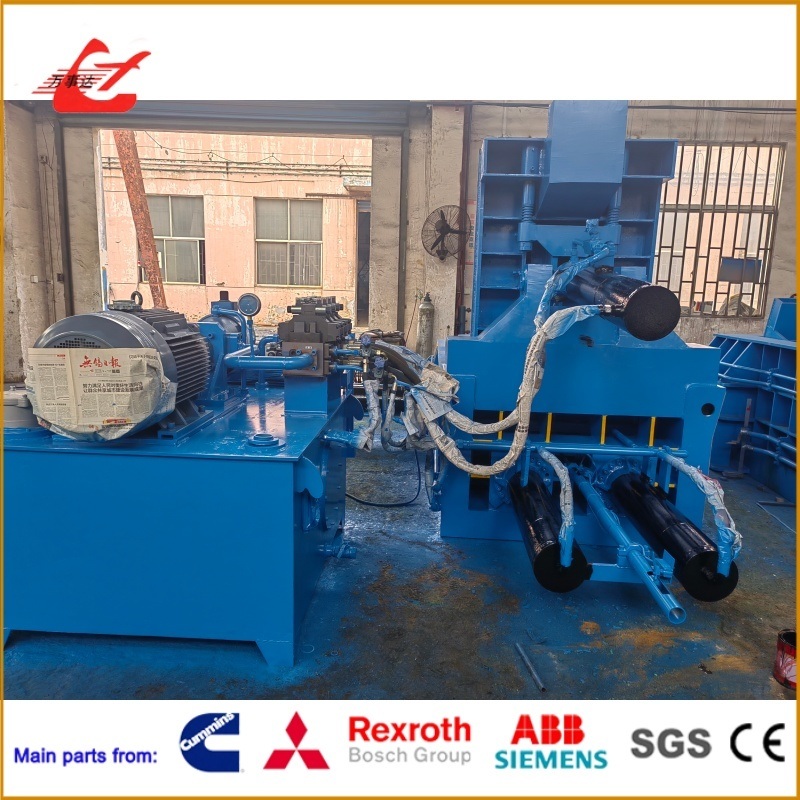 2000KN Hydraulic Scrap Baler 4000-5000 Kg/H for high-capacity metal recycling plants