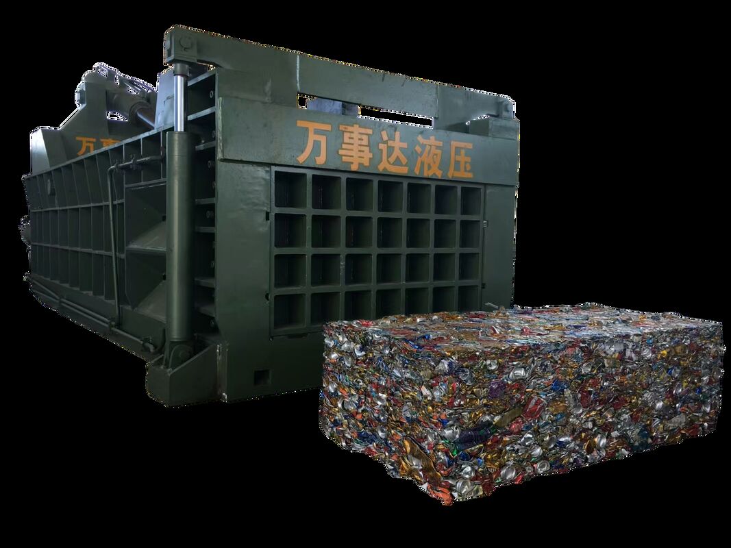 Wear-Resistant 315Ton Hydraulic Metal Baler Front Push Out For Steel Scrap Recycling