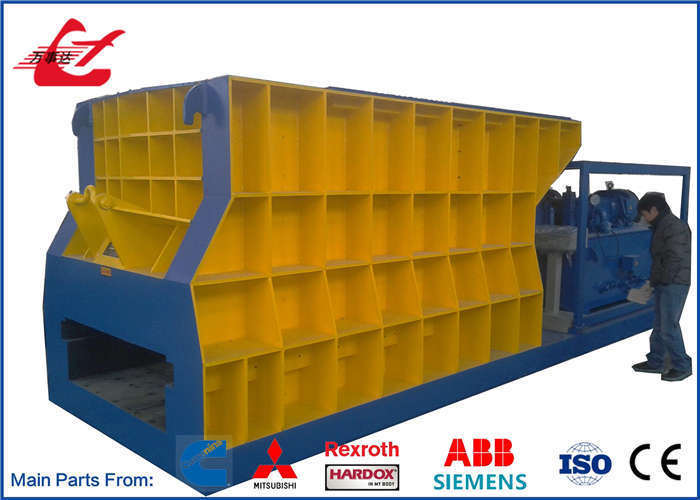 High-Efficiency Cutting System Horizontal Container Scrap Shear 4000kN For Large Scrap Handling With Customize