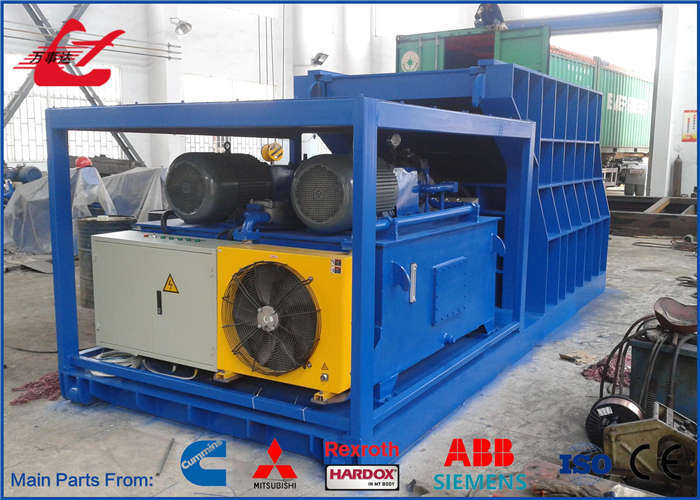 High-Efficiency Cutting System Horizontal Container Scrap Shear 4000kN For Large Scrap Handling With Customize