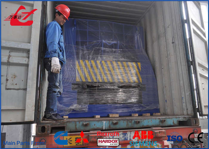 High-Capacity Hydraulic Container Shear 640Ton For Maximize Industrial Heavy Waste Metal Scrap Recycling