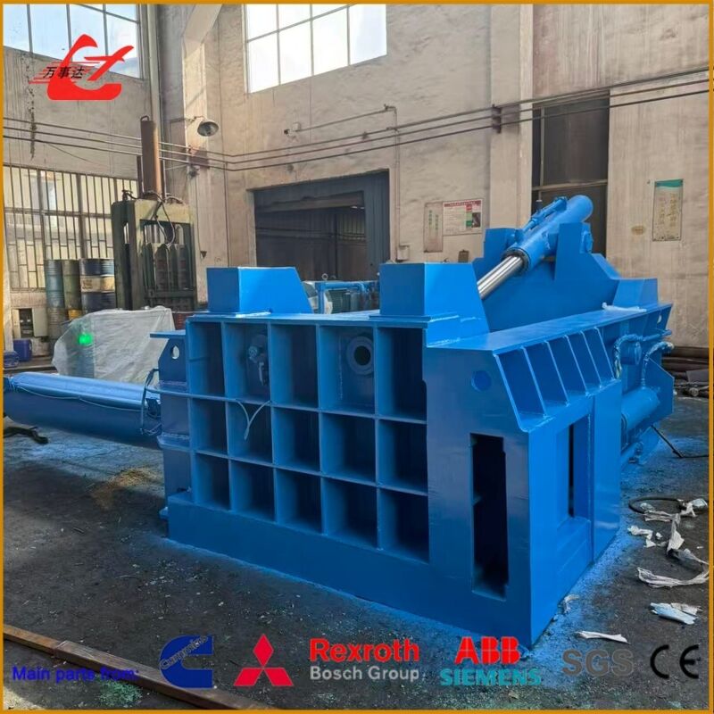 160 Ton Scrap Metal Baling Machine with 1600×1000×800 mm Chamber and Approx. 160-Second Cycle