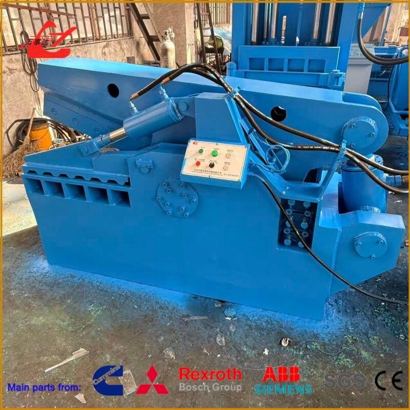 High Performance Metal Shear with 800mm Blade for Scrap Steel Cutting and Recycling