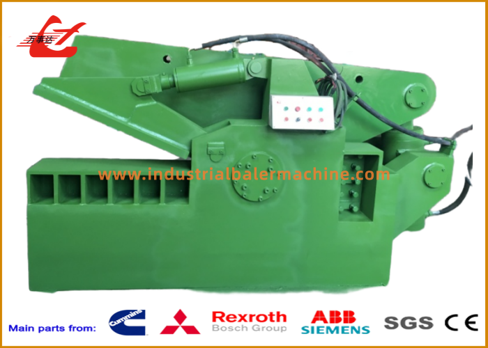 Hydraulic 4000kN Heavy Duty Alligator Shear with 1200mm Blade for Oversized Scrap Steel Cutting