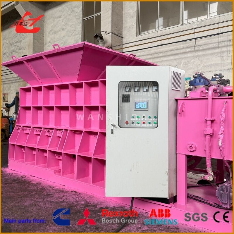 PLC-Controlled 4000KN Scrap Metal Box Shear For Automated Scrap Yards With Advanced Technology