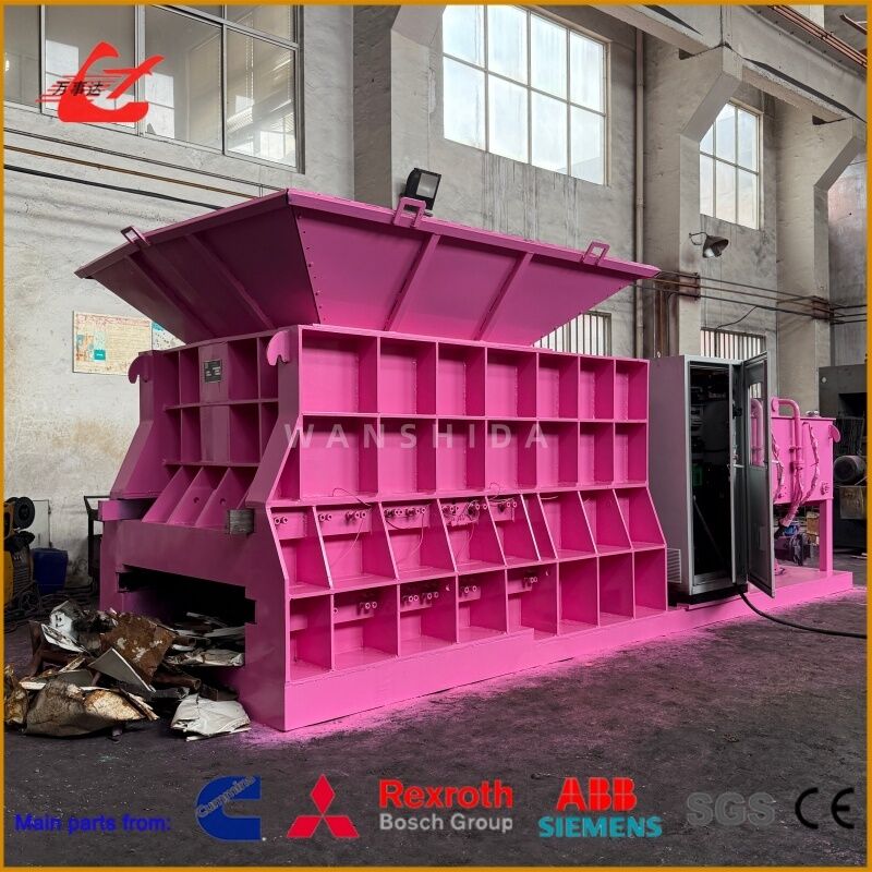 PLC-Controlled 4000KN Scrap Metal Box Shear For Automated Scrap Yards With Advanced Technology