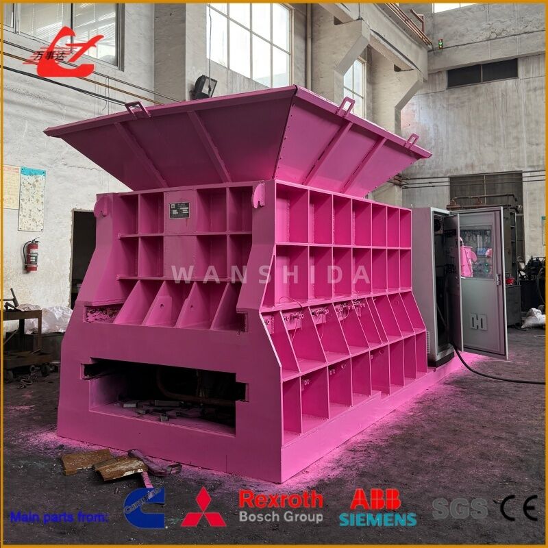 PLC-Controlled 4000KN Scrap Metal Box Shear For Automated Scrap Yards With Advanced Technology