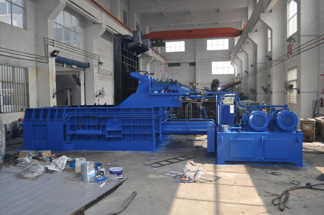 Low Noise hydraulic Scrap Metal Baler for Steel, Aluminum and Metal Recycling