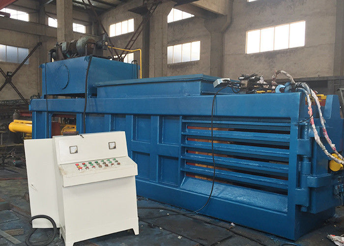 Professional Waste Paper Baler Machine  Eco - Friendly Cardboard Bale Recycling