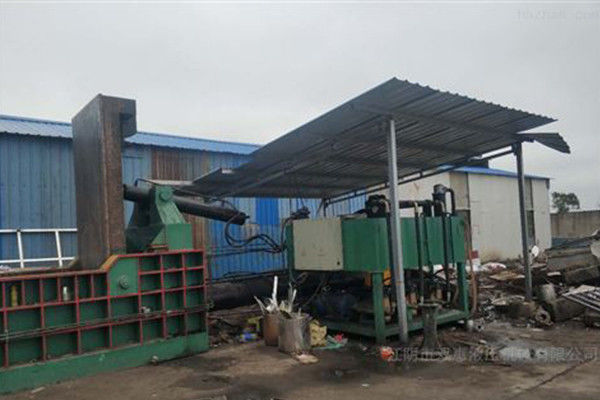 High Efficiency Hydraulic Stainless Steel Baler ISO9001 CE Certification