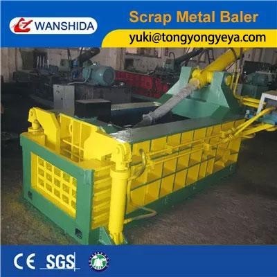 25MPa Hydraulic Metal Baler Machine Height 160 Tons Scrap Metal Baling Press