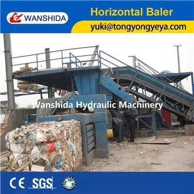 37kW Horizontal Baler Machine Hydraulic Baling Press Machine For Waste Paper