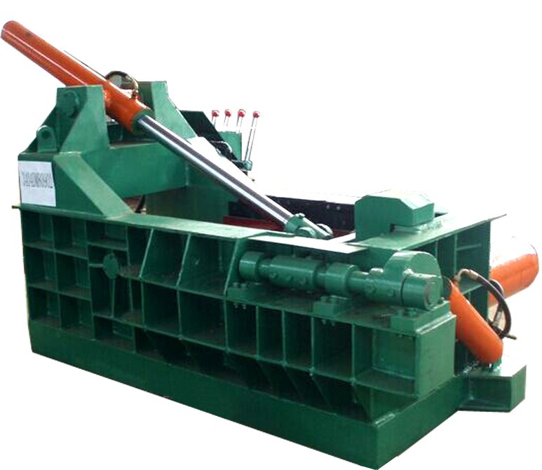 1250KN Scrap Metal Baler Machine 1.5-2Tons/hour Production Rate With Automatic Operation Model