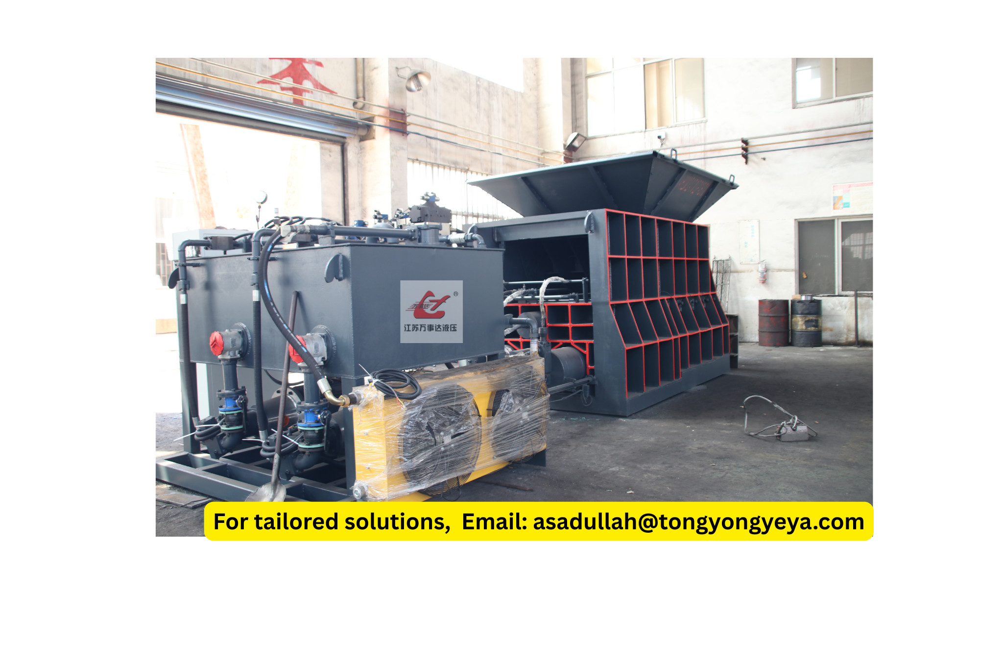 Heavy Duty Scrap Metal Shear 100 Tons Cutting Force Q43W, 100-120 T/Day Production