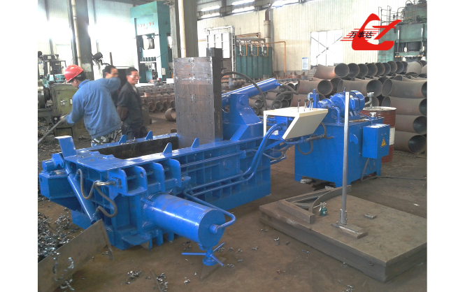 Wanshida Metal Baler Heavy Duty Scrap Baler Steel Baler for Large Aluminum Castings Processing