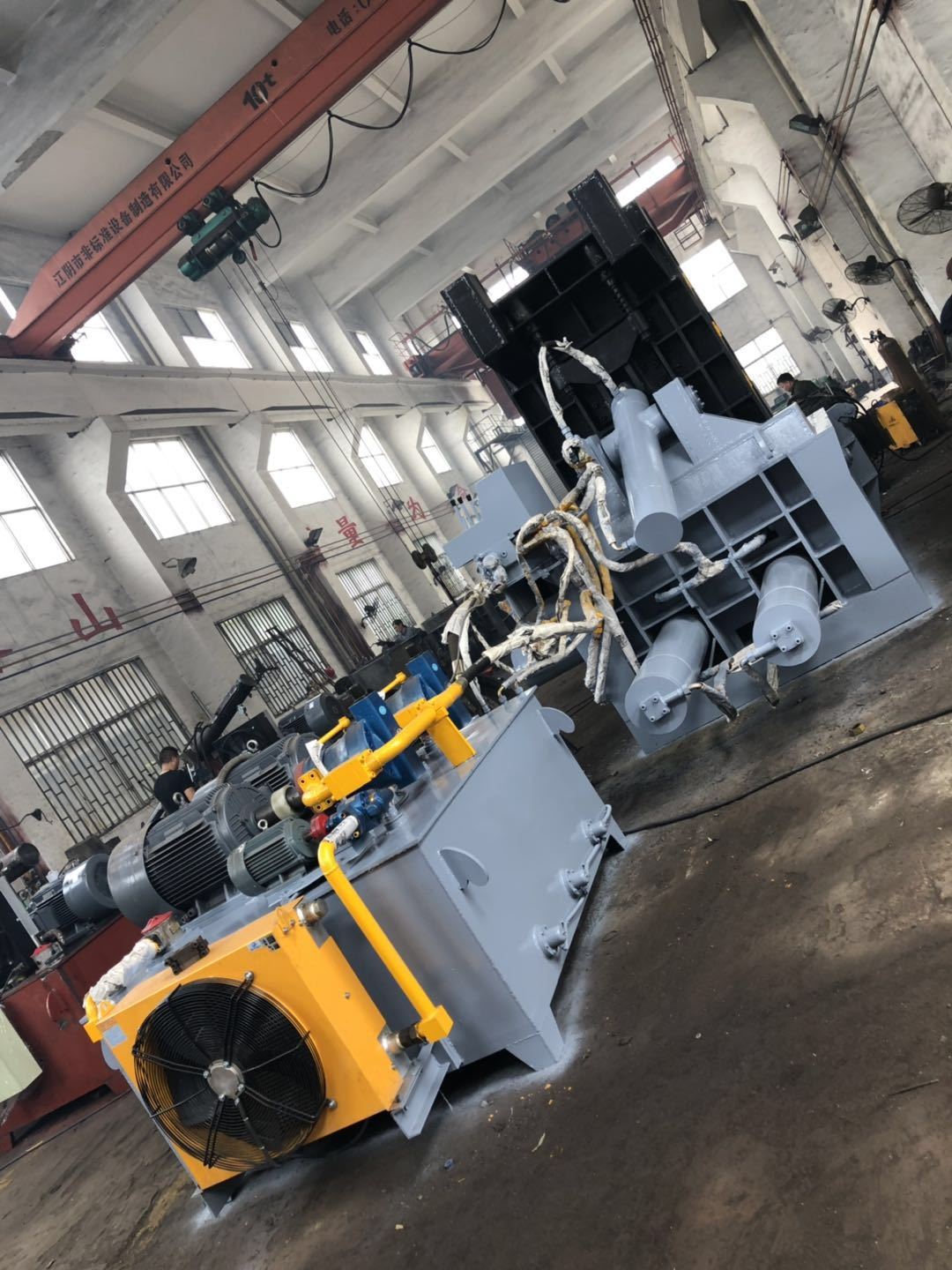 Maximize Productivity Scrap Metal Press Machine 120 Seconds Single Cycle Time