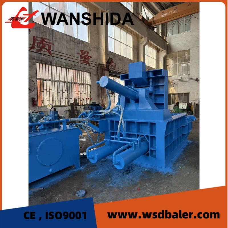 Hydraulic 125ton Aluminum Scrap Baler For Recycling Yard