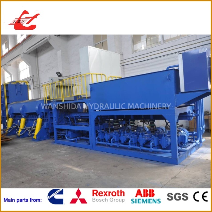 Large Hydraulic Baler Shear With 630T Hydraulic System For Round Bars, Angle Irons, And Steel Plates